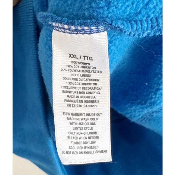 Aeropostale Mens VTG Y2K Full Zip Hoodie Size XXL 40 Riders Heavy Preppy Sporty - Picture 7 of 9